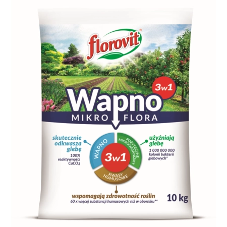 Florovit Wapno Mikroflora 10kg 3x1